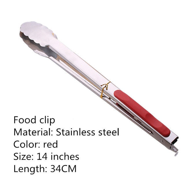 Stainless Steel BBQ Grilling Tong