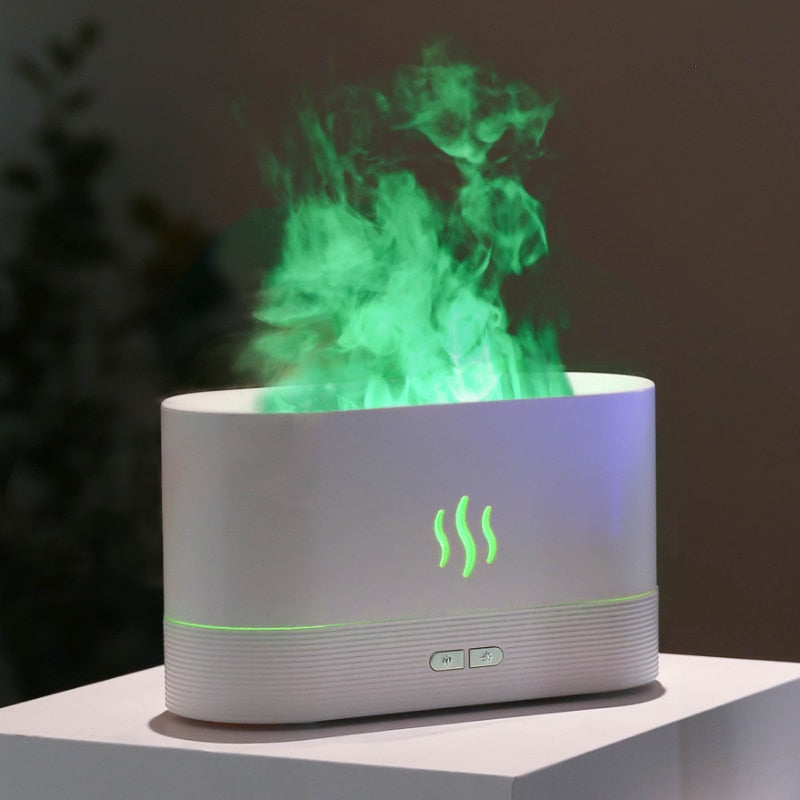 Oil Diffuser Simulation Flame Ultrasonic Humidifier