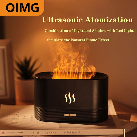 Oil Diffuser Simulation Flame Ultrasonic Humidifier